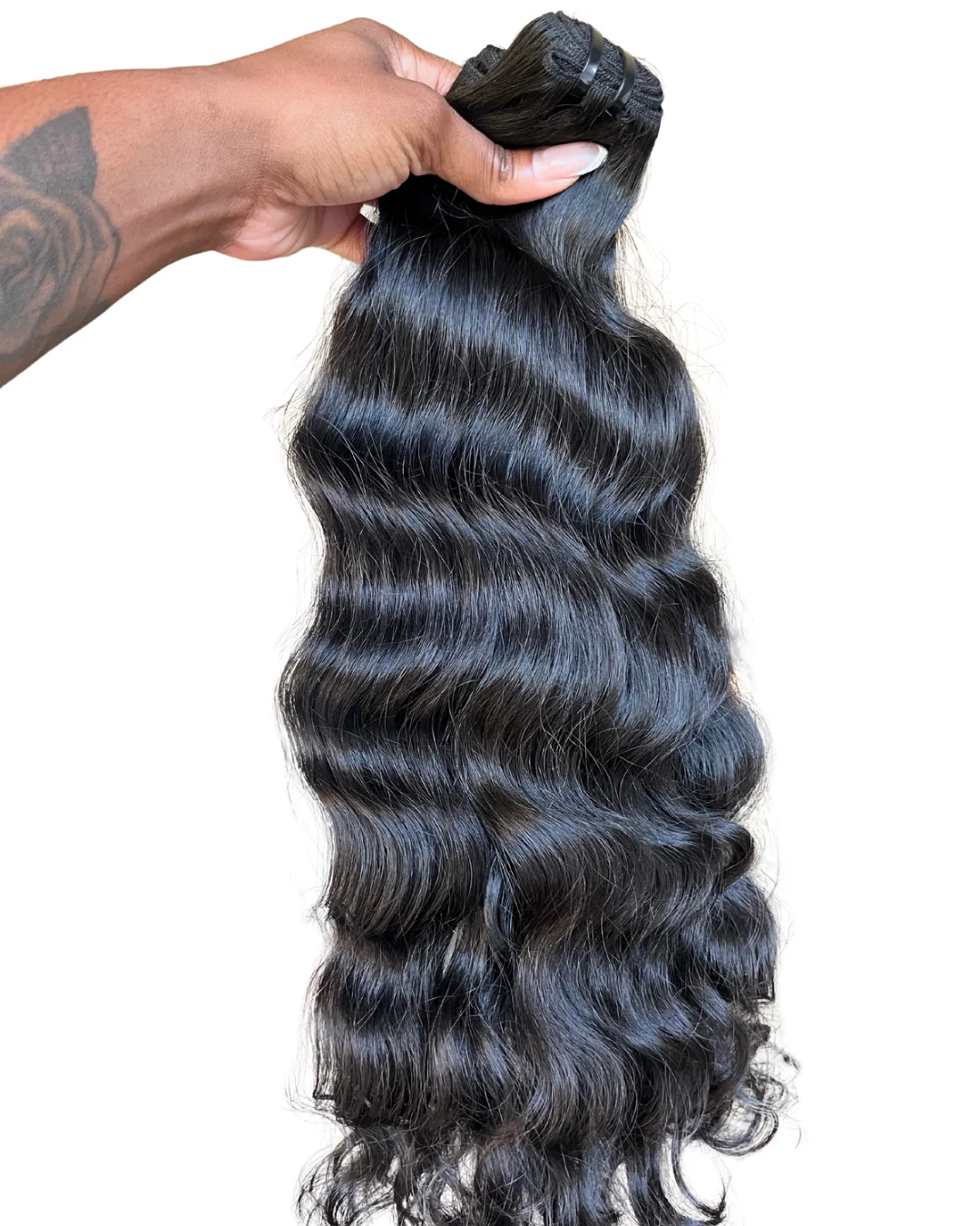 Natural wave hair bundles